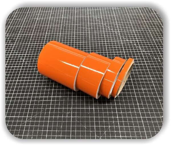 Boots Zierstreifen Bundle 19 | Auto Dekorstreifen Orange Reflektierend