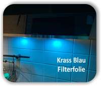 Zuschnitt Krass Blau - LED Filterfolie - LED Tönungsfolie