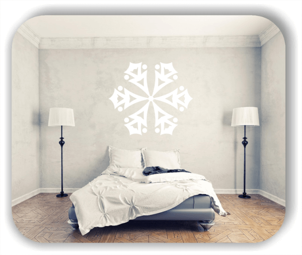 Wandtattoo - Snowflakes - ab 50x43 cm - Motiv 2545