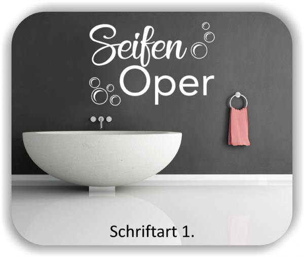 Wandtattoo - Seifen Oper