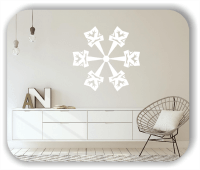 Wandtattoo - Snowflakes - ab 50x48 cm - Motiv 2500