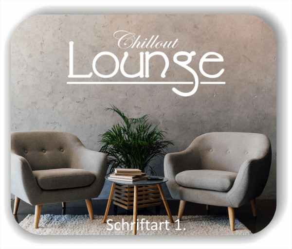 Wandtattoo - Chillout Lounge
