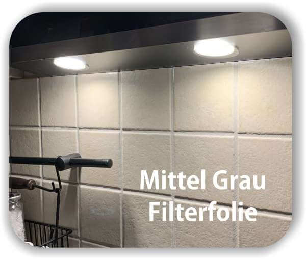 Zuschnitt Mittelgrau - LED Farb Filter Folie - LED Tönungsfolie