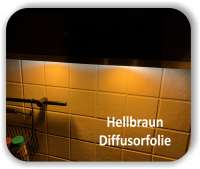 Zuschnitt Warmlicht Hellbraun - Diffusorfolie - LED Warmlichtfilter