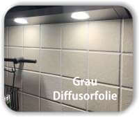 Zuschnitt Warmlicht Grau - Diffusorfolie - LED Filterfolie