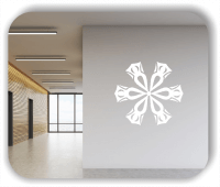 Wandtattoo - Snowflakes - ab 50x47 cm - Motiv 2530