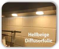 Zuschnitt LED Filterfolie Hellbeige - Diffusorfolie - Warmlicht