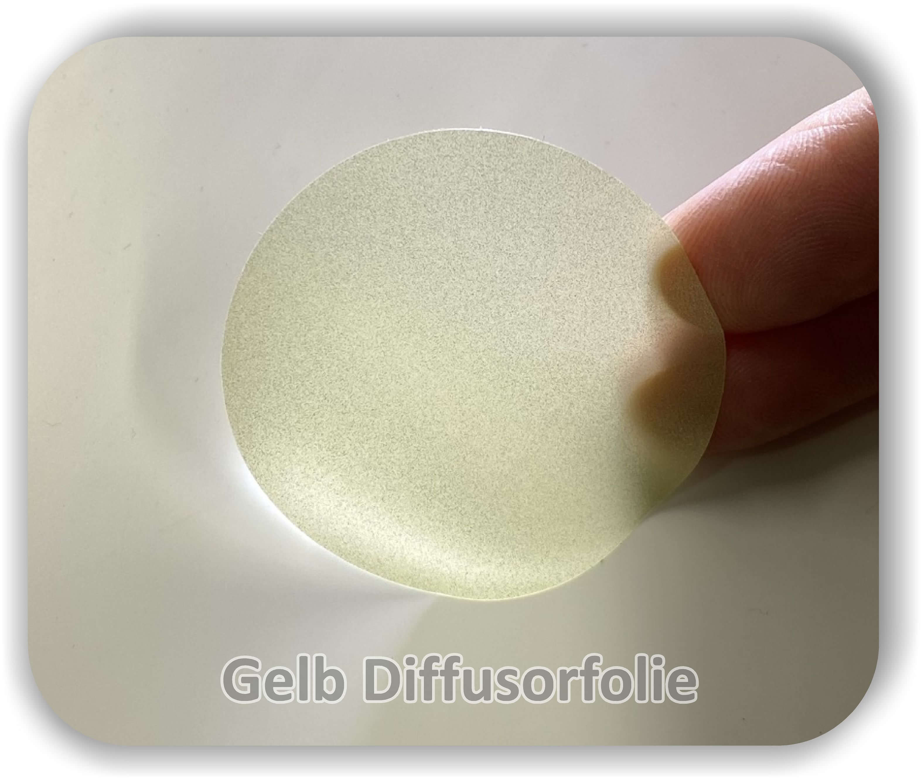 LED Filterfolie GelbFolie für LED PanelWarmlichtfolieDiffusorfolien 