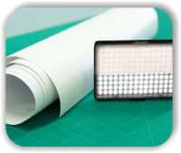 Diffusorfolie 123 cm Rollenbreite - 60% Lichtdurchlass - LED Filterfolie
